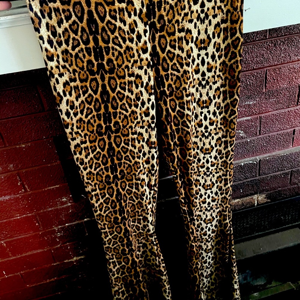 Leopard Bells (yoga style) Pants